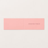 Modern Minimalist Elegant Create Your Own Visitekaartje (Buitenkant ongevouwen)