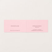 Modern Minimalist Elegant Create Your Own Visitekaartje (Binnenkant ongevouwen)