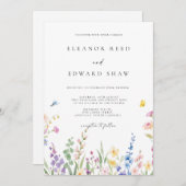 Modern Minimalist Elegant Wedding Invitations Save The Date (Voorkant / Achterkant)
