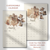Modern Minimalist Family Photo Calendar 2026 Kalender