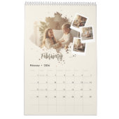 Modern Minimalist Family Photo Calendar 2026 Kalender (Feb 2026)