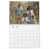 Modern Minimalist Family Photo Calendar Kalender (Mar 2026)