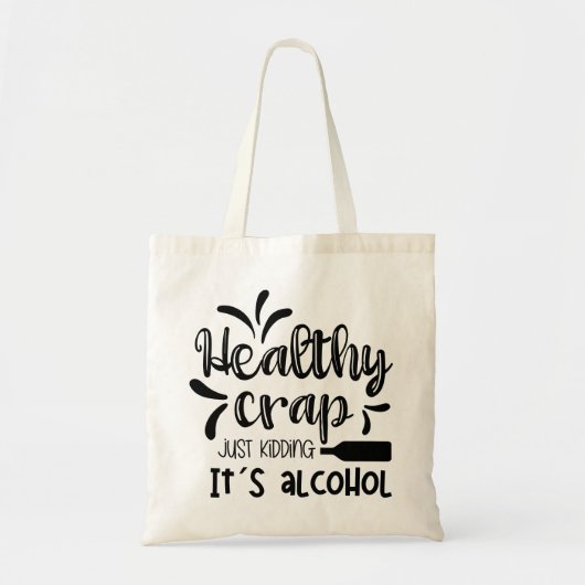 Modern Minimalist funny Quotes Tote Bag (Voorkant)