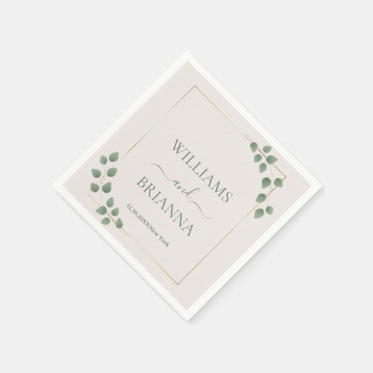 Modern Minimalist Geometric Frame Wedding  Servet (Hoek)