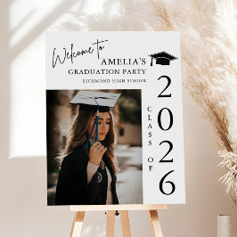 Modern Minimalist Graduation Party Welcome