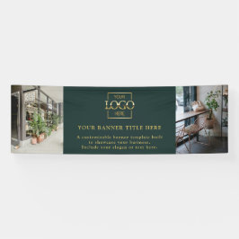 Modern Minimalist Green Custom Business Logo  Spandoek