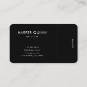 Modern Minimalist Hair Stylist Script Blush Pink Visitekaartje (Achterkant)