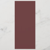 Modern Minimalist Handwriting Wedding Dinner  Menu (Achterkant)