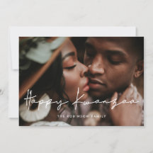 Modern minimalist Happy Kwanzaa foto