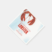 Modern minimalist Lobster Boil Seafood Servet (Hoek)