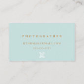 Modern Minimalist Luxury Chic Stylish Professional Visitekaartje (Achterkant)