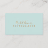 Modern Minimalist Luxury Chic Stylish Professional Visitekaartje (Voorkant)