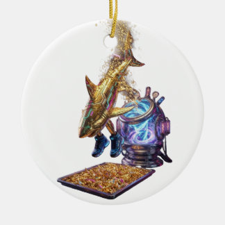 Modern Minimalist Luxury Cyber Shark  Keramisch Ornament