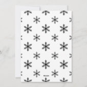 Modern Minimalist Merry & Bright Script Photo Feestdagenkaart (Achterkant)