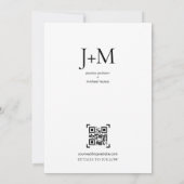 Modern Minimalist Multi-Photo Wedding Save The Date (Achterkant)