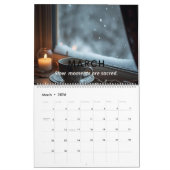 Modern Minimalist Nature 2026 Wall Calendar Kalender (Mar 2026)