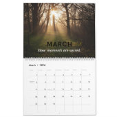 Modern Minimalist Nature 2026 Wall Calendar Kalender (Mar 2026)