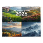 Modern Minimalist Nature 2026 Wall Calendar Kalender (Hoes)