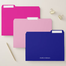 Modern Minimalist Navy blue And Hot Pink