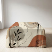 Modern Minimalist Organic Abstract Shapes Pattern Tafelkleed