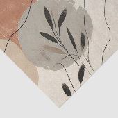 Modern Minimalist Organic Abstract Shapes Pattern Tissuepapier (Detail)