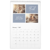 Modern Minimalist Photo Custom Design Kalender (Feb 2027)