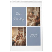 Modern Minimalist Photo Custom Design Kalender (Hoes)