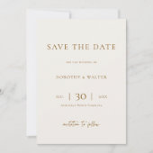 Modern Minimalist Photo Wedding Save the Date (Voorkant)
