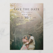 Modern Minimalist Photo Wedding Save the Date (Voorkant)
