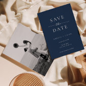 Modern Minimalist Photo Wedding Save the Date