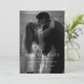 Modern Minimalist Photo Wedding Save the Date (Staand voorkant)