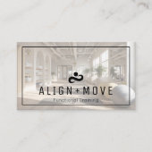 Modern Minimalist Photos Personal Trainer & Coach Visitekaartje (Voorkant)