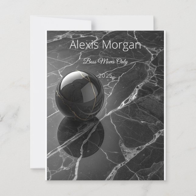 Modern Minimalist Pink-Purple Border Template (Voorkant)