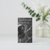 Modern Minimalist Pink-Purple Border Template Klantenkaartje (Staand voorkant)