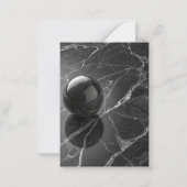 Modern Minimalist Pink-Purple Border Template Notitiekaartje (Achterkant)