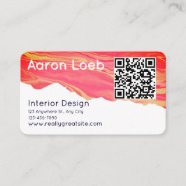 Modern Minimalist Professional Business Card Visitekaartje