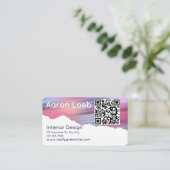 Modern Minimalist Professional Business Card Visitekaartje (Staand voorkant)