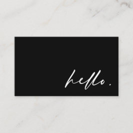 Modern minimalist professional business card visitekaartje