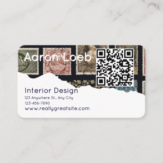 Modern Minimalist Professional Business Card Visitekaartje (Voorkant)