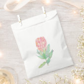 Modern Minimalist Protea Botanical Wedding Bedankzakje (Geknipt)