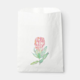 Modern Minimalist Protea Botanical Wedding Bedankzakje