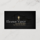 Modern Minimalist Qr Code Social Media Relator Visitekaartje (Voorkant)