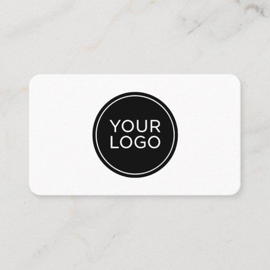 Modern Minimalist QR Code Visitekaartje (Voorkant)