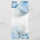 Modern Minimalist Reception Dinner Menu (Achterkant)