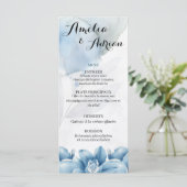 Modern Minimalist Reception Dinner Menu (Staand voorkant)