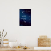 Modern Minimalist Salon Price List Sign for Beauty Poster (Keuken)