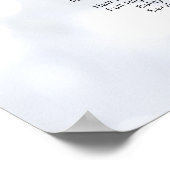 Modern Minimalist Salon Price List Sign for Beauty Poster (Hoek)