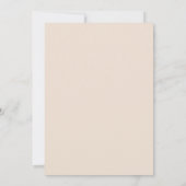 Modern Minimalist Save the Date Card with Oversize (Achterkant)