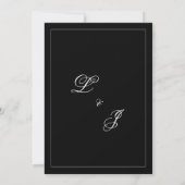 Modern Minimalist Save the Date Wedding Photo Kaart (Achterkant)