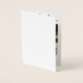 Modern Minimalist Script Graduation Thank You Card Folie Kaarten (Voorkant)